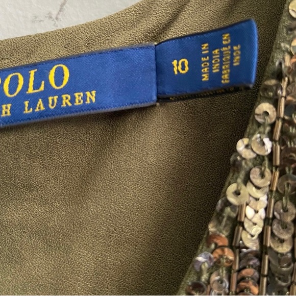 Hand Beaded Dress Ralph Lauren * As Seen - Picture 9 of 13